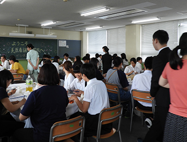 在校生とのティーパーティー